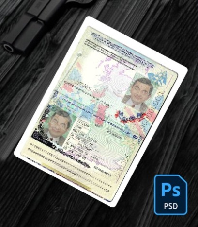 United Kingdom of Great Britain and Northern Ireland passport PSD